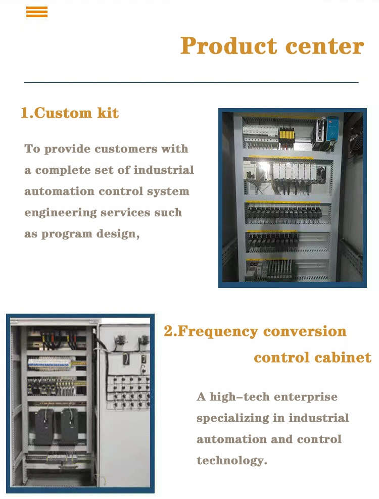 Professional Custom PLC Inverter Electrical Control Cabinet