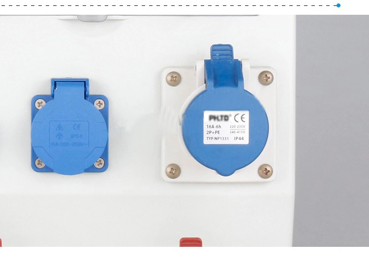 IP65 32A 3p Portable Distribution Board Box Wall Mounted Plastic Outdoor Electrical Distribution