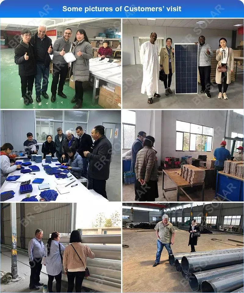 144 China Power Cell 150W Panel 190W Solar Panels with CE Manufacture Br-M550W