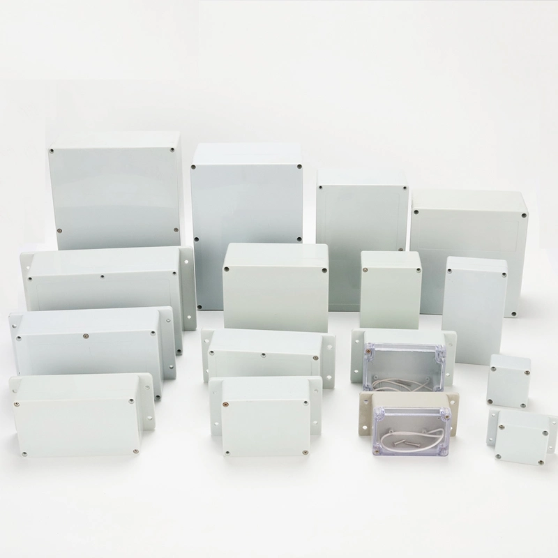 Outdoor Waterproof Junction Box ABS Plastics Reserved Holes Electrical Equipment Terminal Junction Box