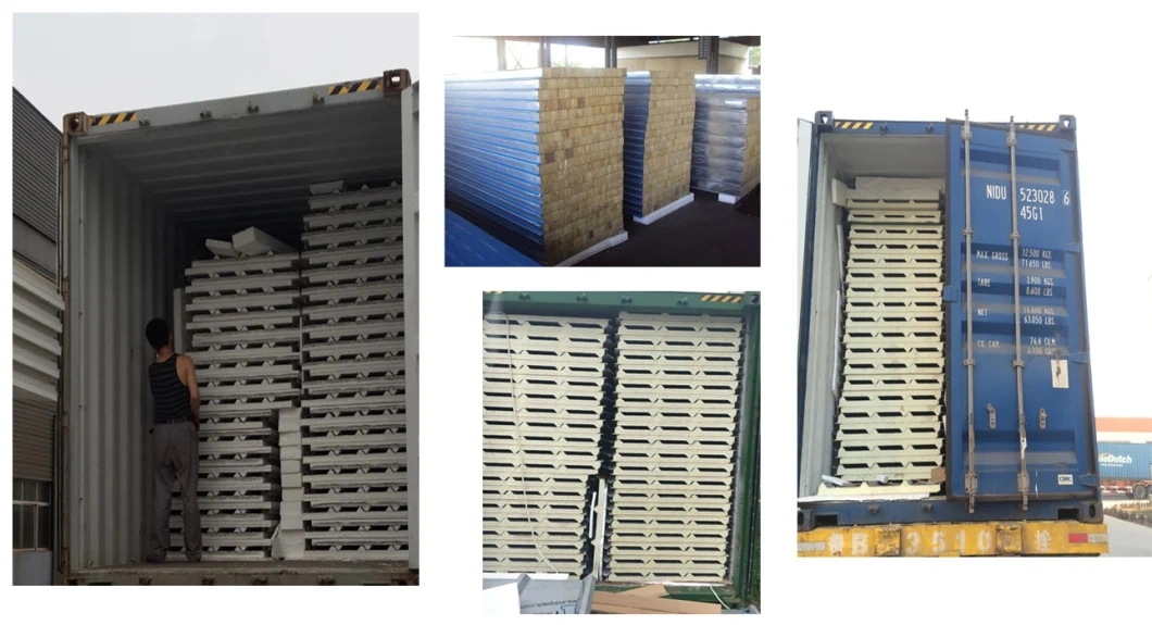 Pharmecutical Factory Electrical Factory Building Material PIR/PU/Rock Wool/EPS Sandwich Panel