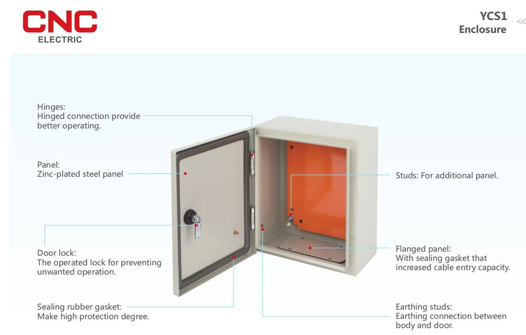 UL Approved Distribution Electrical Box Plastic Enclosure with Low Price Ycs1