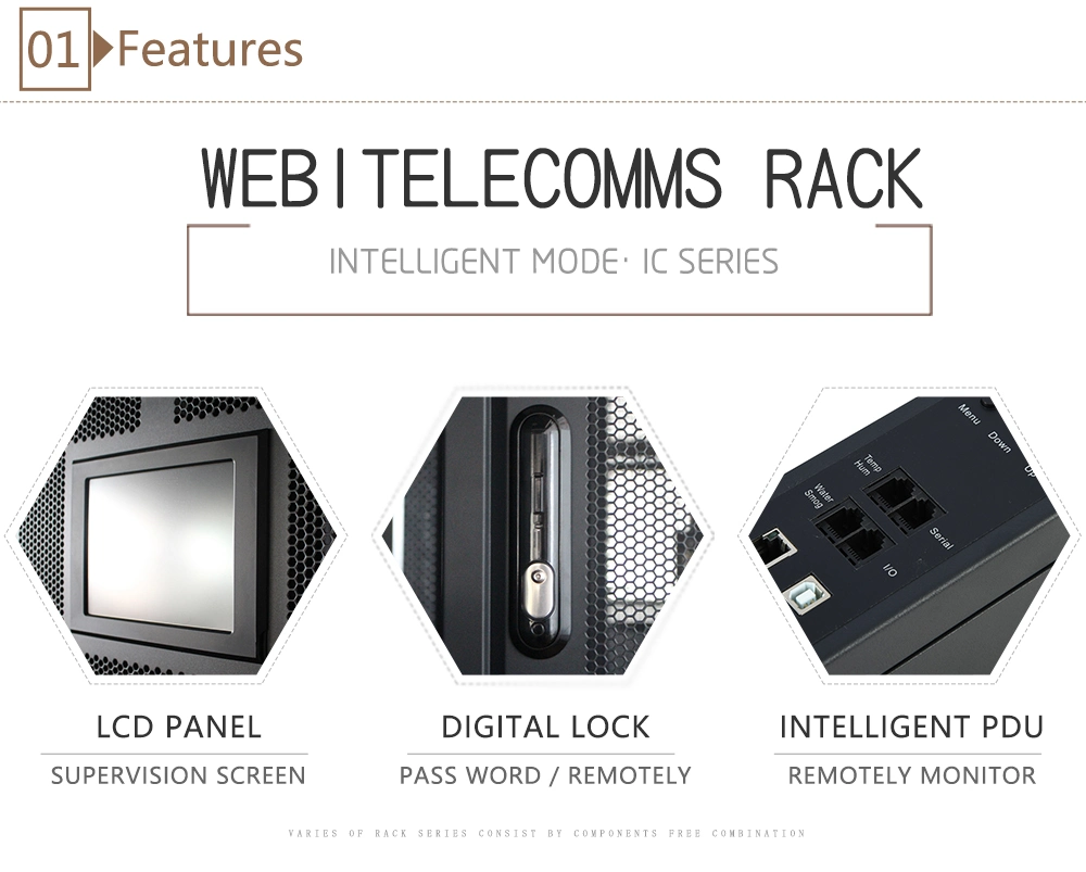 Intelligent Smart Server Rack Cabinet with Network Remote Control Function Enclosure