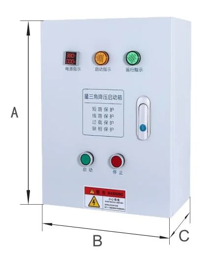 Aoasis High Quality Qjx3-18.5 380V AC 50/60Hz Star-Delta Starter Control Cabinet