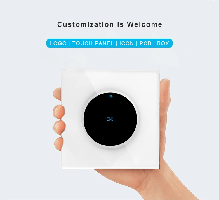Tuya WiFi 40A Smart Heater Water Glass Panel Switch Alexa Google Voice Remote Control UK EU Air Condition Bolier Wall Switch