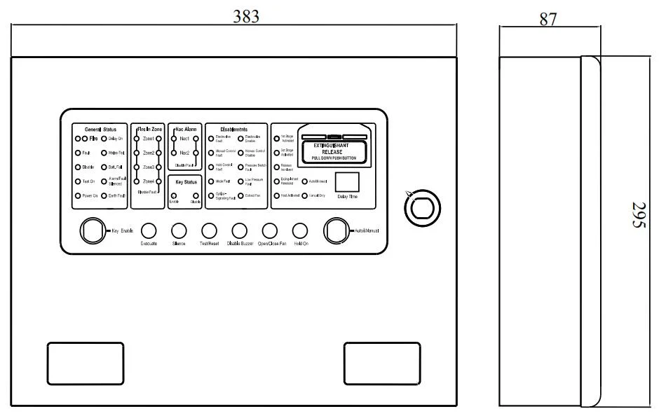 AS-FSP1005 Automatic Gas Extinguishing Control Panel