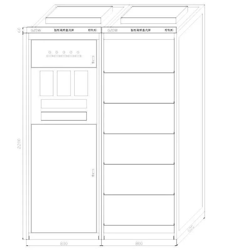 Xm-1 Factory DC Electrical Control Panel Cabinet