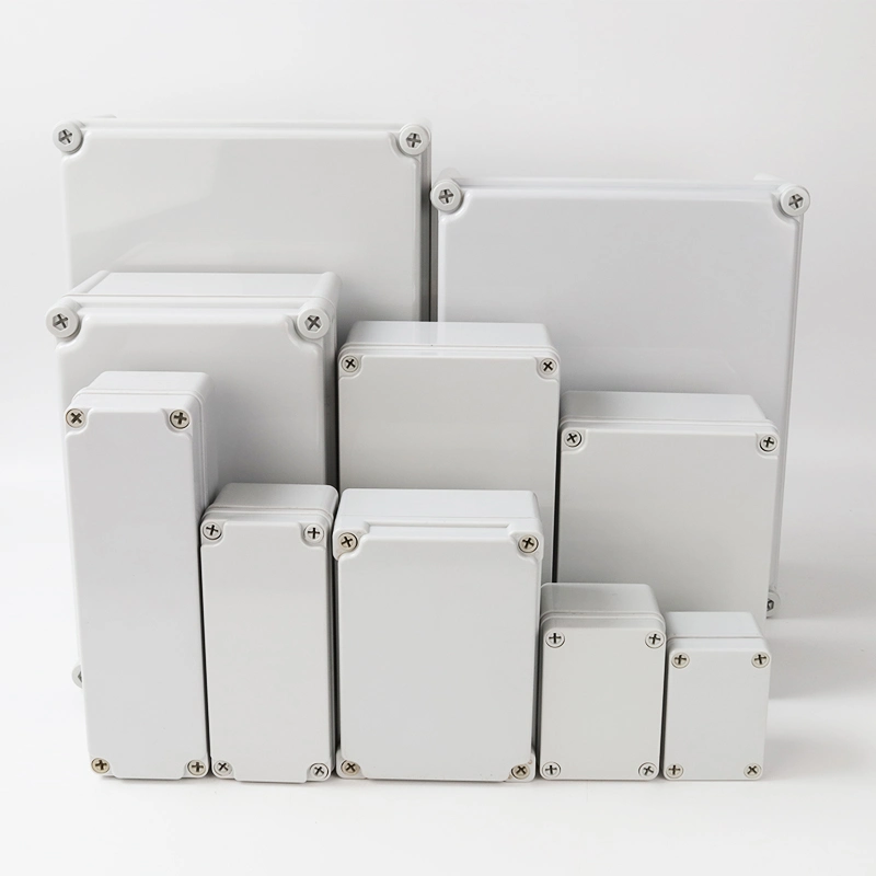 Outdoor Waterproof Junction Box ABS Plastics Reserved Holes Electrical Equipment Terminal Junction Box