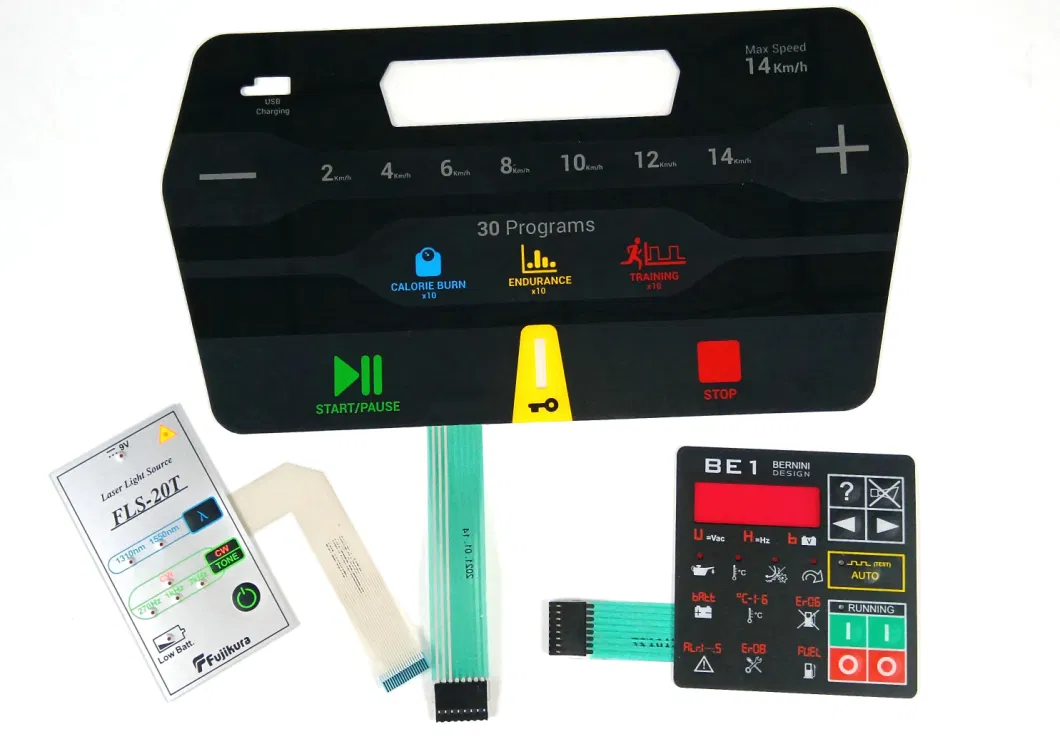 Waterproof Membrane Switch Control Keypad FPC Control Panel