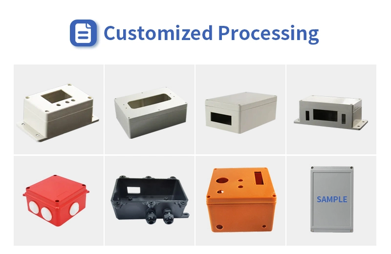 Plastic Waterproof Electrical Junction Box CE Industrial Project Enclosure