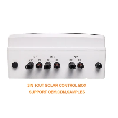 IP66 4 in 1 out Solar DC String Box Photovoltaik DC Combiner Box SicherungsÜberspannung Kunststoff-Verteilerkasten für Solar Bedienfelder