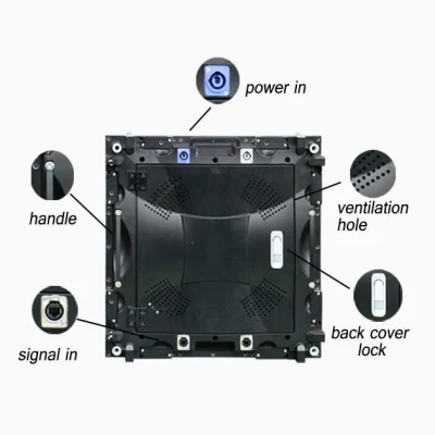  576 mmx576 mm Innengehäuse mit P3 HD-LED-Display
