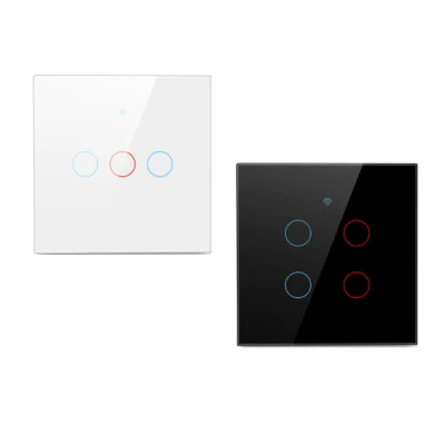  EU Tuya WiFi Smart RF433 Fernbedienung Touch Panel Wand Schalter
