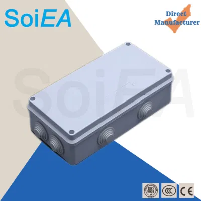  Weißer Körper Customized Industrie PVC ABS IP65 Kunststoff wasserdichtes Kabel Anschlussdose Für Elektrische Kabelverschraubungen