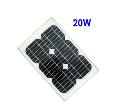 Photovoltaik-Ladeplatine monokristalline 20W Watt Solarplatte Für Haus