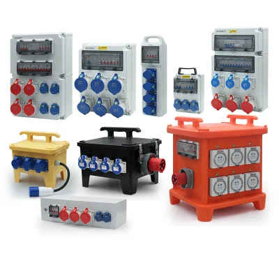  Elektrischer Strom Kunststoff-Verteilerkasten Schwarzer Rack-Elektroverteilerkasten 12V Schalttafel-Verteilerkasten wasserdicht