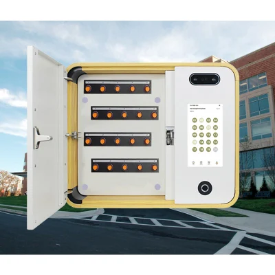  Kundenspezifische Elektronische Schließfächer Stahl Safe Automatische Intelligente Schlüsselschrank
