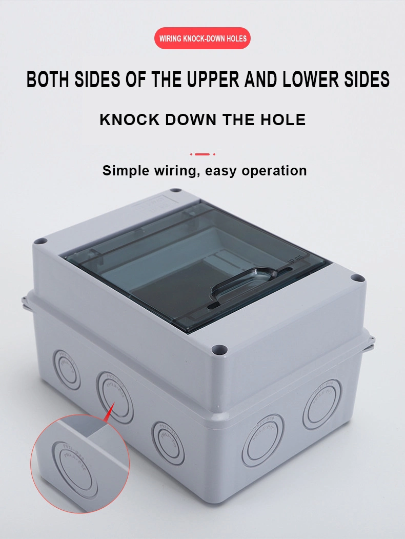 Electricity Use IP65 18way Waterproof Plastic ABS Distribution Box