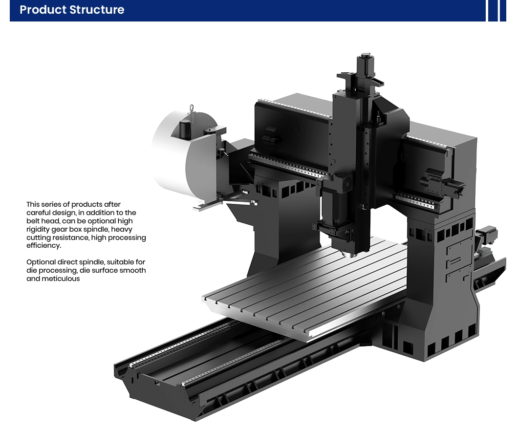 Jtc Tool Accu Machining Center Factory China 5-Axis Metal Machining Center Energy Save Lm2013 5 Axis Gantry Milling CNC Machining Center