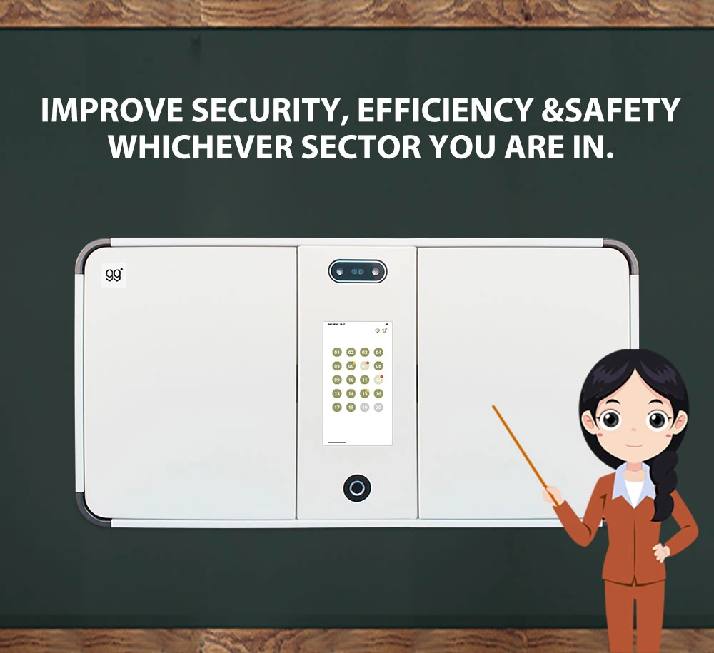 Fingerprint Controlled Modular Design Key Safe Cabinet Smart