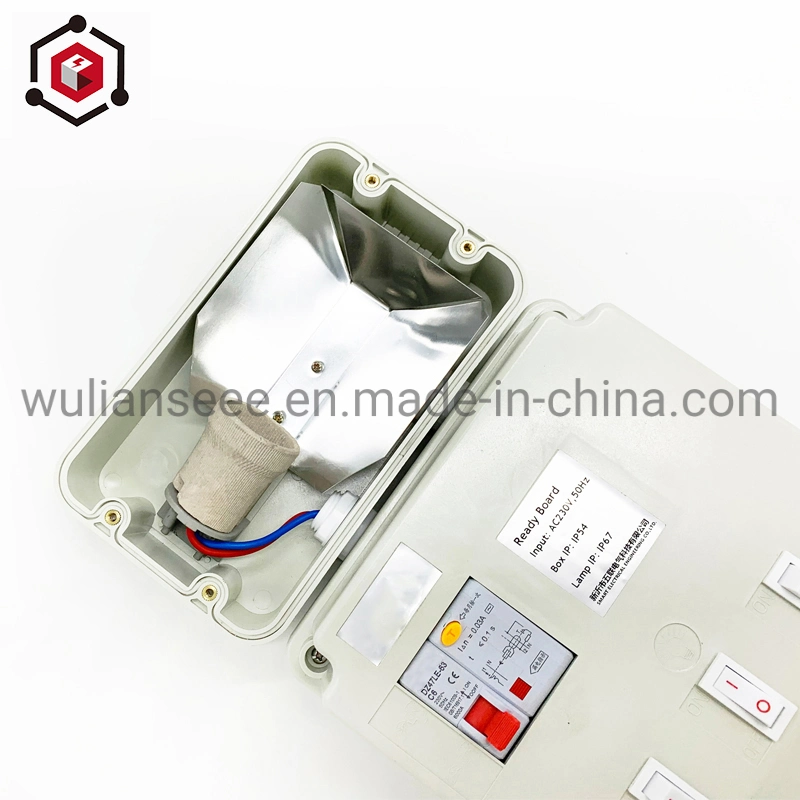 Small Power Distribution Board with Bulkhead Light