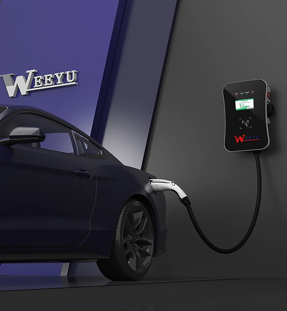 Weeyu Charge Electrical Cars EV Car Charger Wall-Mounted Level 2 Charging Station