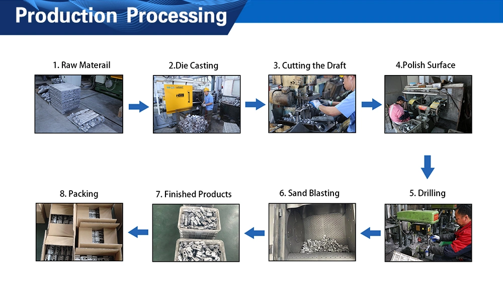 High Precision Aluminum Die Casting Housing for Electrical Sockets and Connectors