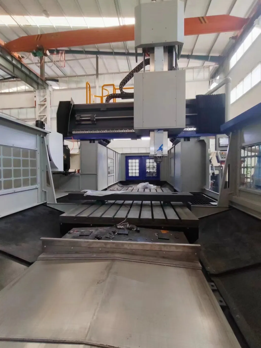 High Precision Grating Ruler Position Detection CNC Gantry Machining Center