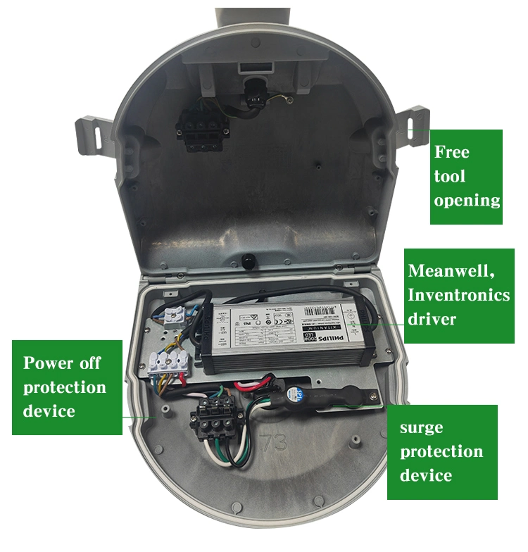 LED Street Light Area Lighting 24W 40W 60W 100W 200W 240W Class Ll Driver Street Light for Road 5 Years Warranty