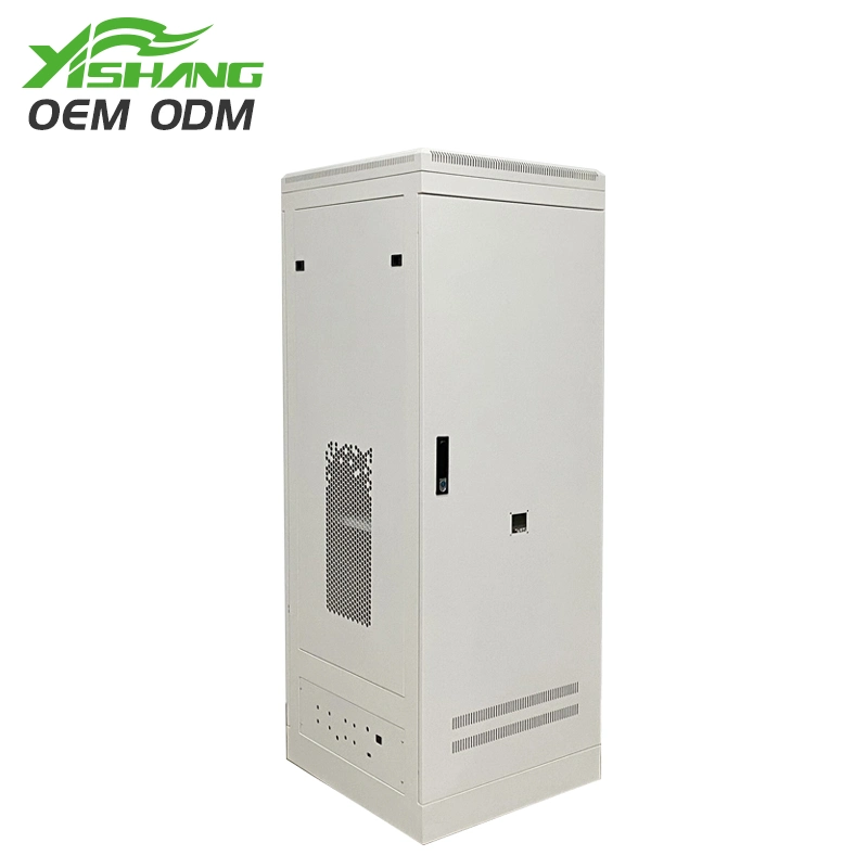 Outdoor White Industrial PLC Electrical Control Distribution Box Cabinet