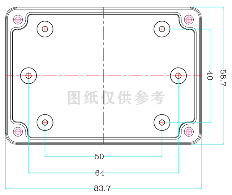 Waterproof ABS IP65 IP66 Plastic Waterproof Electrical Junction Box