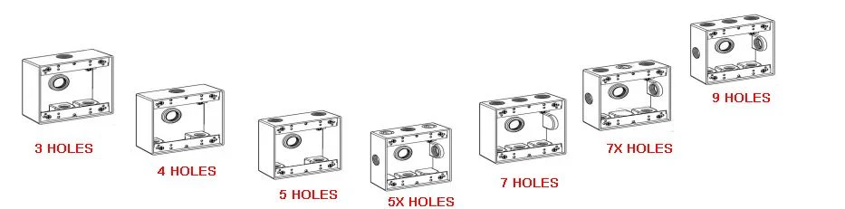 Small Weatherproof Bell Junction Outdoor Electrical Connection Box Enclosure