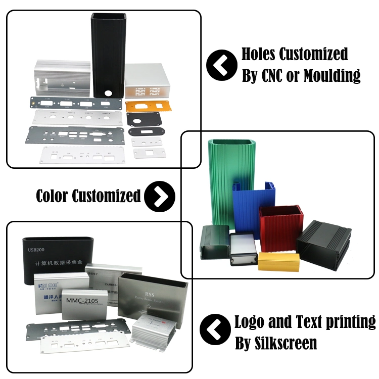 Industry Control Box Anodized Aluminum Extrusion Housing