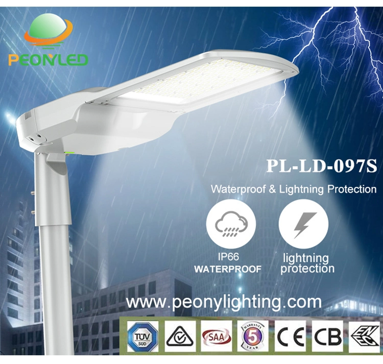 LED Street Light Area Lighting 24W 40W 60W 100W 200W 240W Class Ll Driver Street Light for Road 5 Years Warranty