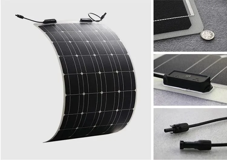 Solar Panel Price Cell ETFE Flexible Solar Panel 200W Monocrystalline PV Thin Film Solar Panel Premium RV, Boat, House Use