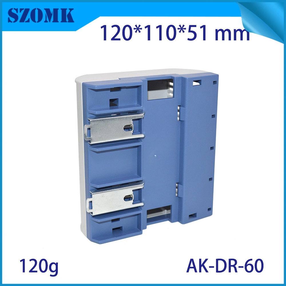 120*110*51mm DIN Rail Plastic Shell PLC Power Switch Instrument Enclosure Housing