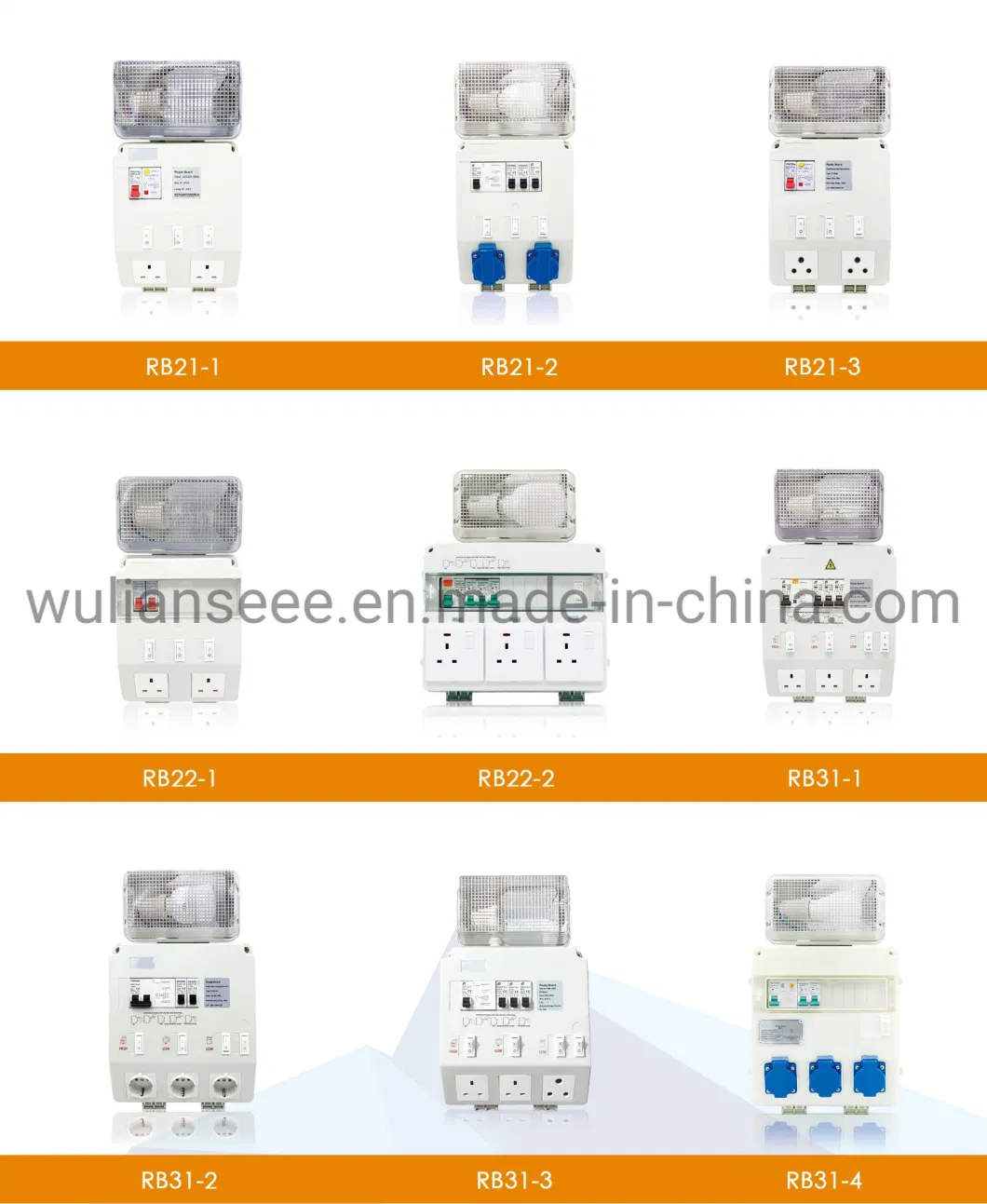 Small Power Distribution Board with Bulkhead Light