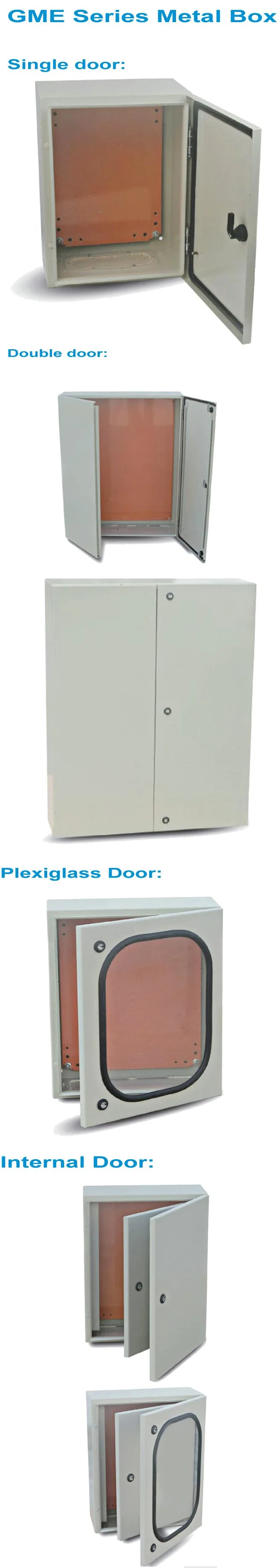 Gme Single Door IP66 Metal Waterproof Enclosure Outdoor Electrical Distribution Box
