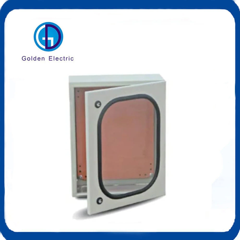 Plexiglass Door Wall Mounted Power Distribution Box Weatherproof Electrical Power Cabinet Outdoor Enclosure