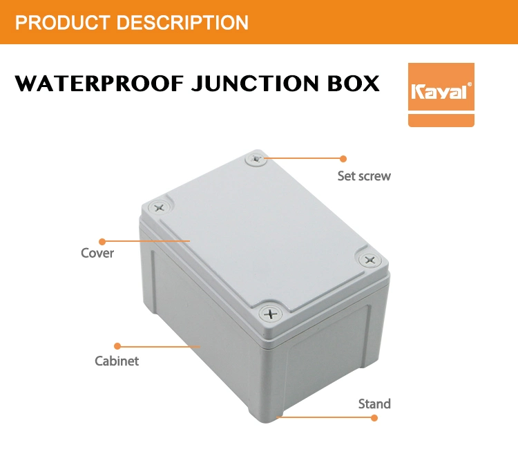 Kayal Top Quality Customizable Size ABS Outdoor Plastic Electronic Enclosure
