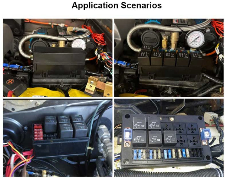 8 Way Car Auto Fuse Box with 2 Relay