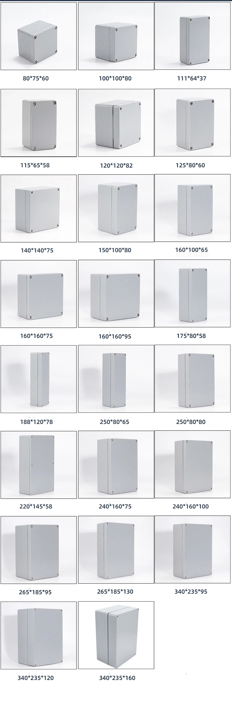 Fa3 Add to Comparesharecustom Explosion Proof Dust Proof Large Aluminum Socket Enclosure