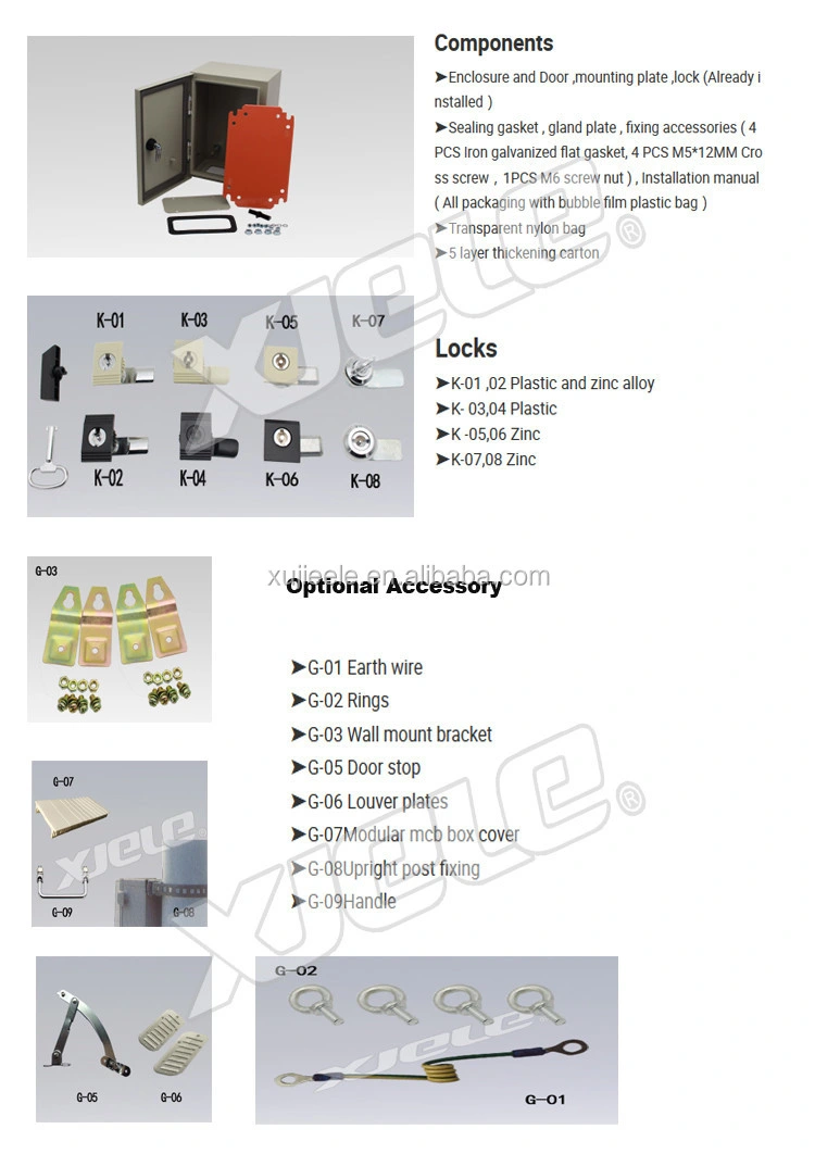 Electrical Metal Enclosed Distribution Box Panel Board for Power Distribution Equipment