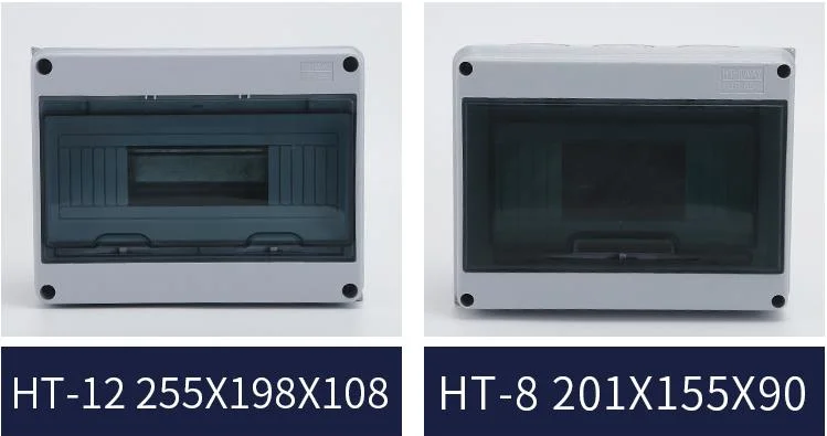 Ht Series Outdoor IP65 Waterproof Flush and Surface Mounted Electrical Combiner Box Enclosure Plastic Junction Distribution Box