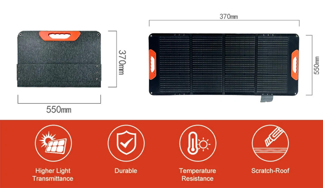 Panelroof Outdoor Portable 100W Foldable Solar Panel Portable Generator for Outdoor Use for Portable Solar System