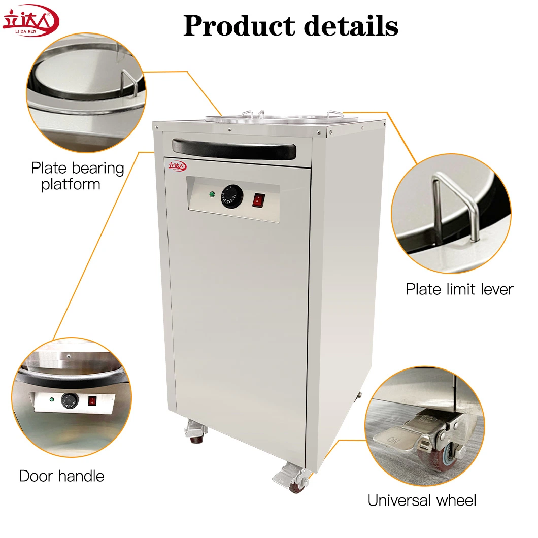 Commercial Plate Heated Commercial Electric Plate Warmer Cart Dish Warming Mobile Cart Plate Warmer Cabinet