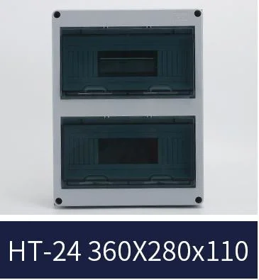 Ht Series Outdoor IP65 Waterproof Flush and Surface Mounted Electrical Combiner Box Enclosure Plastic Junction Distribution Box