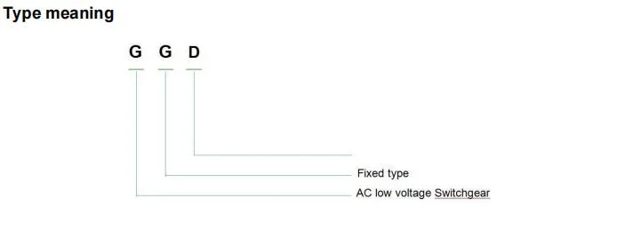 Electrical Cabinet Main LV Switchboard Ggd Low Voltage Switchgear