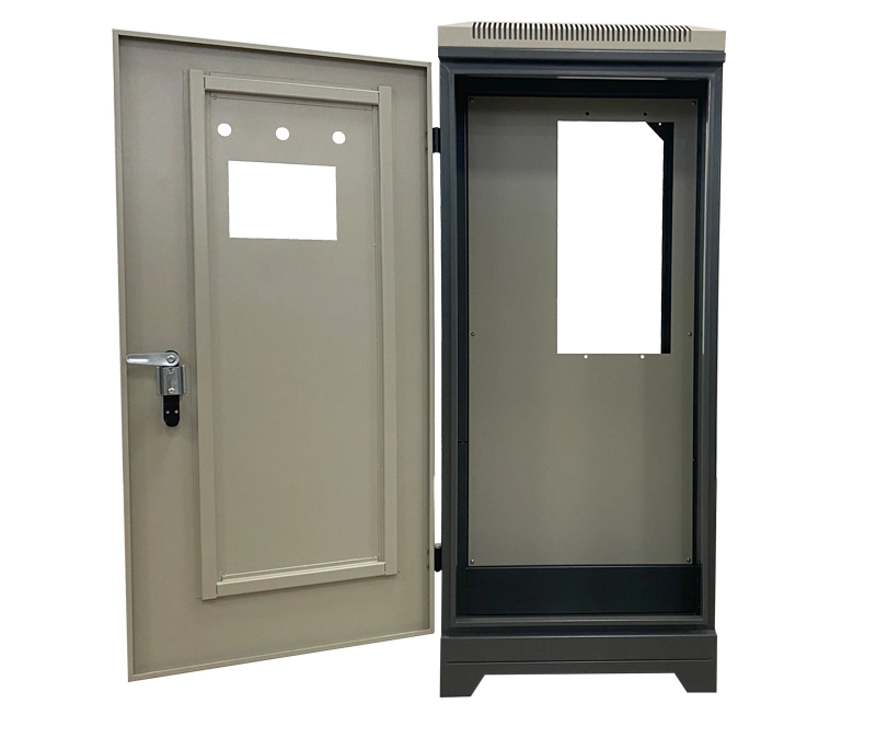 Customized Outdoor Double-Door PLC Power Supply Electrical Distribution Control Metal Cabinet