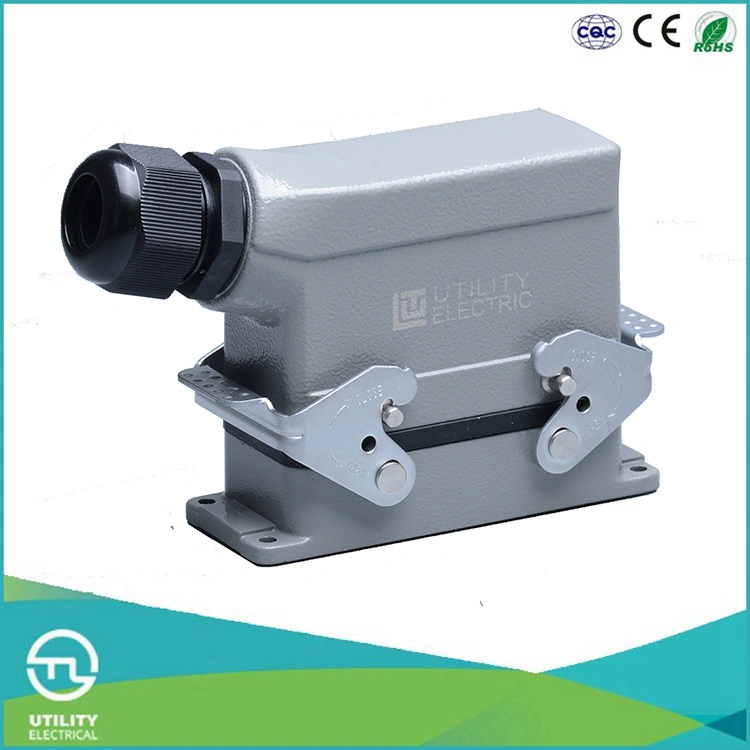 Metal IP65 Heavy Duty Electrical Connectors Base Housings